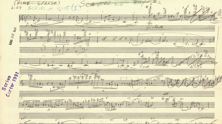 Elliott Carter Studies Online, volume 5